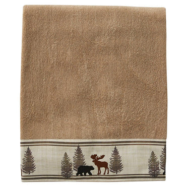 Black - Forest Bath Towel - Park Designs - The Fox Decor